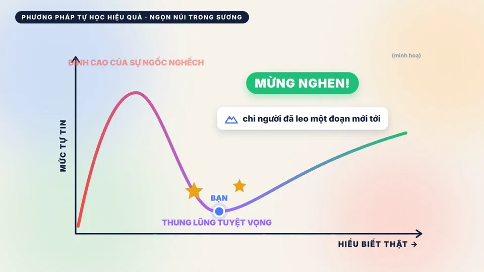 Đường cong tự tin và hiểu biết